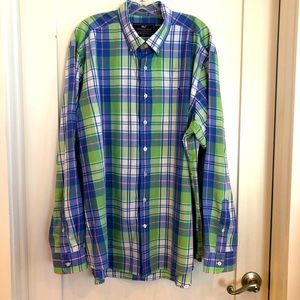 Vineyard Vines Men 2X button down long sleeve dress shirt.